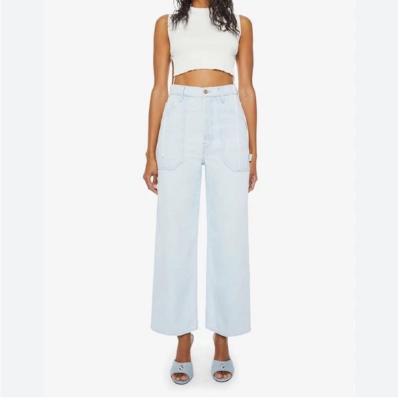 Mother SNACKS! High Waisted Smoothie Carpenter Ankle Jeans NWT SIZE 31 - Picture 1 of 12